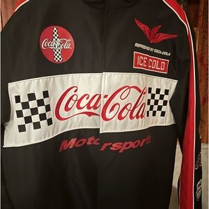 Classic Coca Cola jacket bmw motor jacket very stylish wear